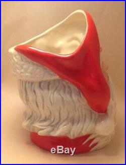 Vintage Royal Doulton Large SANTA CLAUS D6794 Wreath Handle Character Toby Jug