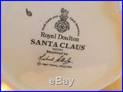 Vintage Royal Doulton Large SANTA CLAUS D6794 Wreath Handle Character Toby Jug