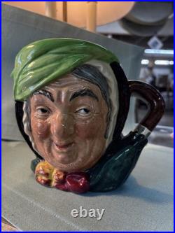 Vintage Royal Doulton Large Sairey Gamp Jug Charles Dickens Character