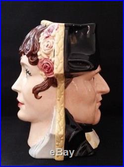 Vintage Royal Doulton Large Two Sided Character Jug Napoleon&josephine D6750