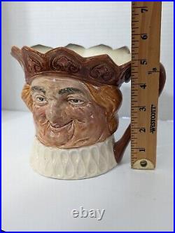 Vintage Royal Doulton Medium or Large Old King Cole Character Toby Jug Mug D6036