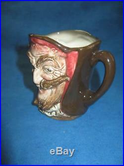 Vintage Royal Doulton Mephistophetes 2-Faces CHARACTER TOBY JUG with Verse. RARE