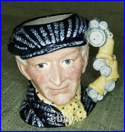 Vintage Royal Doulton Pearly King & Pearly Queen Highly Decorative Toby Jugs Set