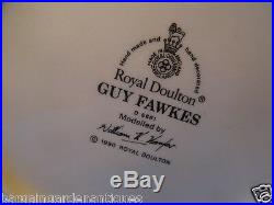 Vintage Royal Doulton Pottery Toby Guy Fawkes Character Jug