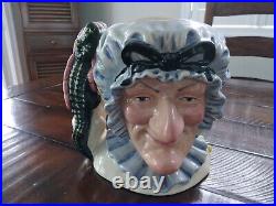 Vintage Royal Doulton Punch & Judy Double Sided Large Toby Jug