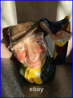 Vintage Royal Doulton Punch & Judy Man D6590 Large Toby Character Jug Excellent