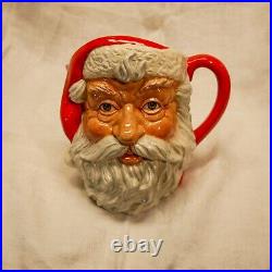 Vintage Royal Doulton Santa Claus Large Toby Jug D6704 1983 England Christmas