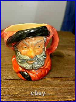 Vintage Royal Doulton Small Character Toby Jugs Set of 6 Hard To Find