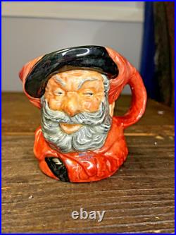 Vintage Royal Doulton Small Character Toby Jugs Set of 6 Hard To Find