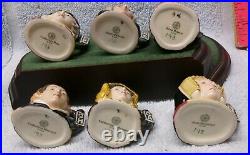 Vintage Royal Doulton TINIES Set w Orig DISPLAY Henry VIII & Wives # 193