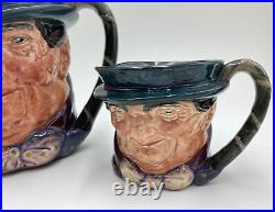 Vintage Royal Doulton Toby Mug Character Jug TONY WELLER Lot Large & Small