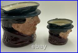 Vintage Royal Doulton Toby Mug Character Jug TONY WELLER Lot Large & Small