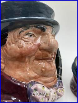 Vintage Royal Doulton Toby Mug Character Jug TONY WELLER Lot Large & Small