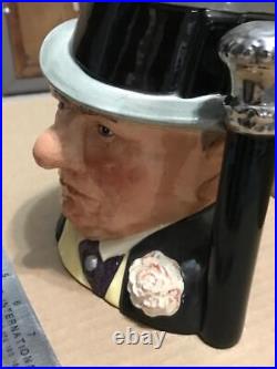 Vintage Royal Doulton W. C. Fields D 6674 Character Tody Jug Large