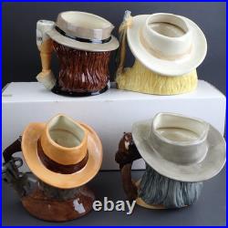 Vintage Royal Doulton Wild West Hickock Buffalo Bill Earp Oakley Character Jugs