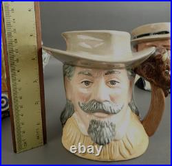 Vintage Royal Doulton Wild West Hickock Buffalo Bill Earp Oakley Character Jugs Vintage Royal Doulton Wild West Hickock Buffalo Bill Earp Oakley Character Jugs