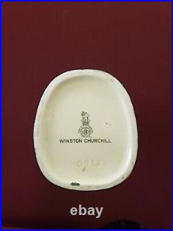 Vintage Royal Doulton Winston Churchill Large 9 Toby Mug Jug Limited #8360-3