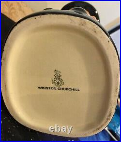 Vintage Royal Doulton Winston Churchill Toby Jugs 1 Lg. Jug & 3 Small