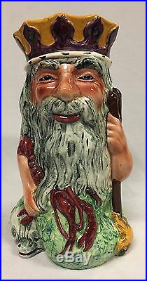 Vintage Shorter and Sons Large Father Neptune Character Jug Made in England