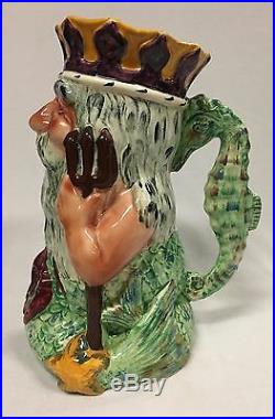 Vintage Shorter and Sons Large Father Neptune Character Jug Made in England