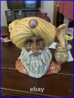 Vntg 1991 Royal Doulton Snake Charmer Jug D6912 1004/2500 Mint Condition W Cert
