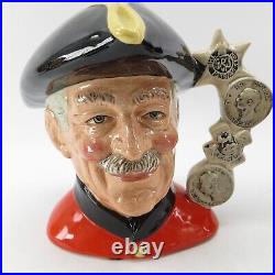 Vtg CHELSEA PENSIONER D6833 Royal Doulton Large Character Jug Spc Ed 15/250 1988