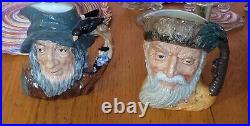 Vtg Collection of 12Historic Character Royal Doulton Toby Jug / Pitcher