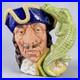 Vtg Royal Doulton CAPTAIN HOOK Large Character Jug Toby Mug D6597 Croc Handle