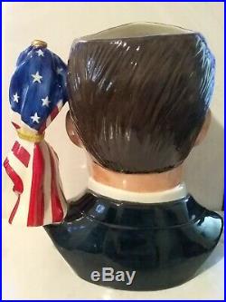 Vtg Royal Doulton Character Jug Ronald Reagan D6718 Large 7.75 1984 Ltd 5000