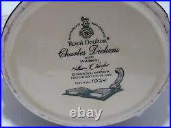Vtg Royal Doulton Charles Dickens Toby Jug Ltd Edition D6939 No. 1024 of 2500