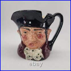 Vtg Royal Doulton Old Charley D6761 Character Toby Jug Ltd Ed Box & COA #208