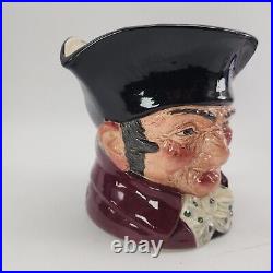 Vtg Royal Doulton Old Charley D6761 Character Toby Jug Ltd Ed Box & COA #208