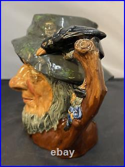 Vtg Royal Doulton Toby Rip Van Winkle Large Character Jug D6438 Excellent 1954