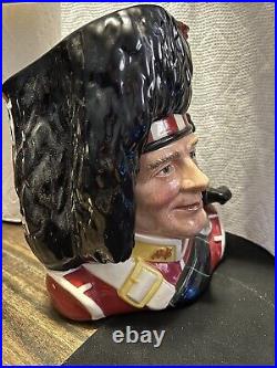 Vtg THE PIPER D6918 Royal Doulton Large Character Jug COA Ltd Ed 920/2500 1992