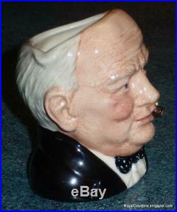Winston Churchill Royal Doulton Character Toby Jug D6934 EXCELLENT GIFT