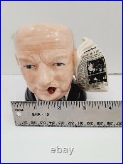 Winston Churchill V Day Royal Doulton Character Jug D6934 England Rare! Mint