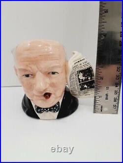 Winston Churchill V Day Royal Doulton Character Jug D6934 England Rare! Mint