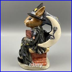 Witching Time Bunnykins Toby Jug By Royal Doulton D7166 503/1500 Halloween COA